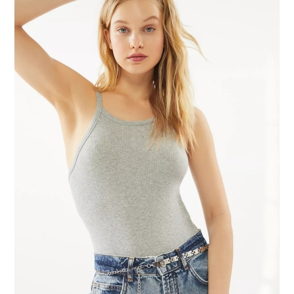 Oak + Fort Light Grey Halter Top - Picture 1 of 3